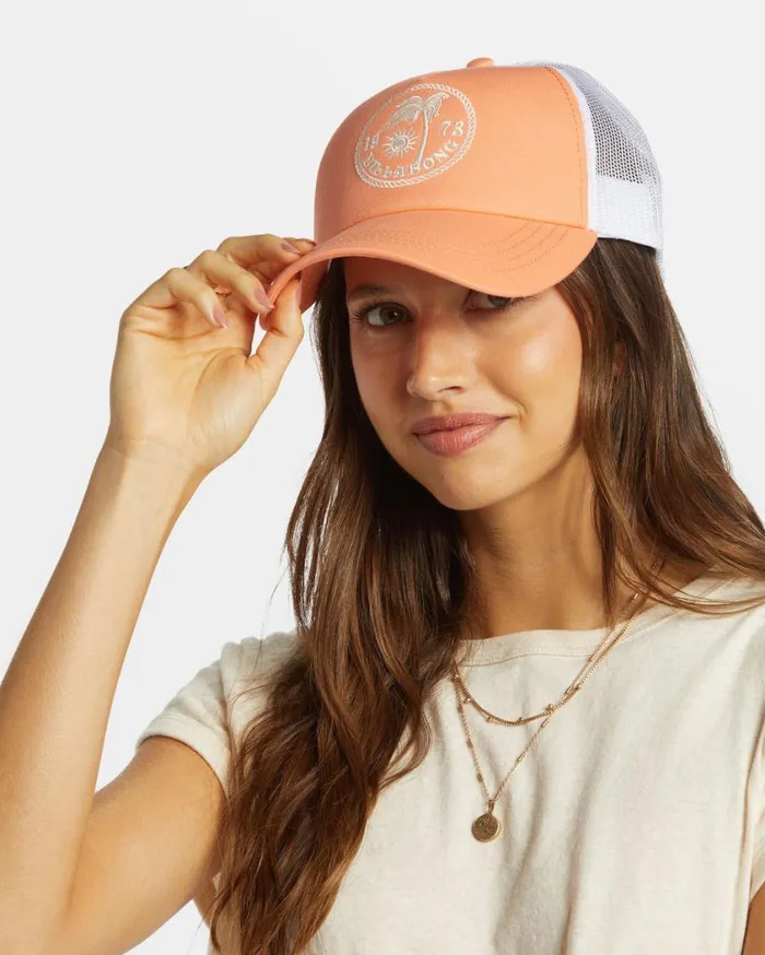 Billabong Aloha Forever Hat Peach Paradise Womens Hats and Beanies