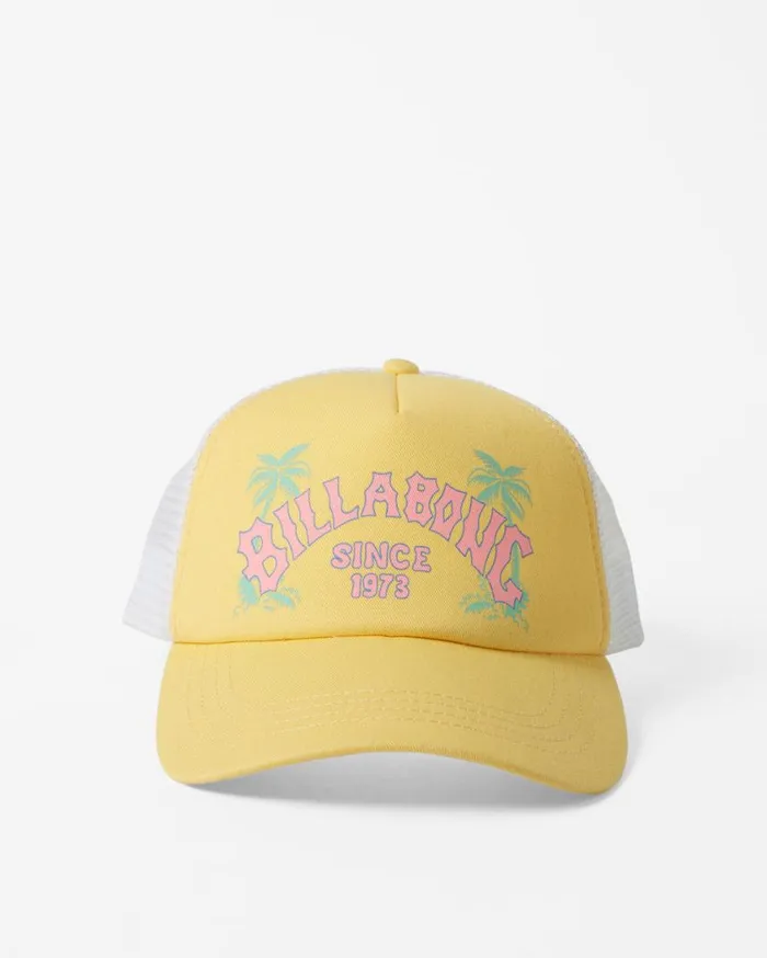 Billabong Aloha Forever Trucker Hat Sunbeam Womens Hats and Beanies Billabong Aloha Forever Trucker Hat Sunbeam Womens Hats and Beanies