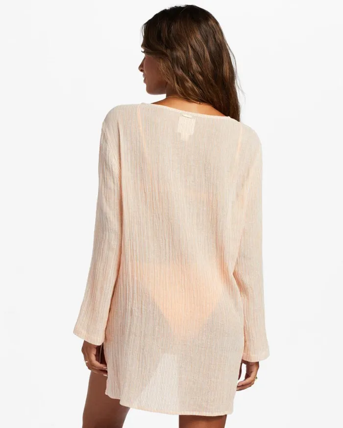 Billabong Blue Skies Swim CoverUp Orange Peel Womens Dresses Billabong Blue Skies Swim CoverUp Orange Peel Womens Dresses