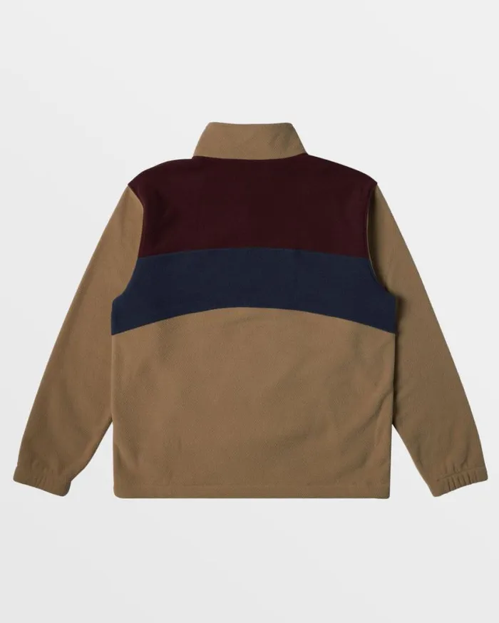 Billabong Boundary Mock Snap Sweatshirt Dune Mens Hoodies and Fleece Billabong Boundary Mock Snap Sweatshirt Dune Mens Hoodies and Fleece