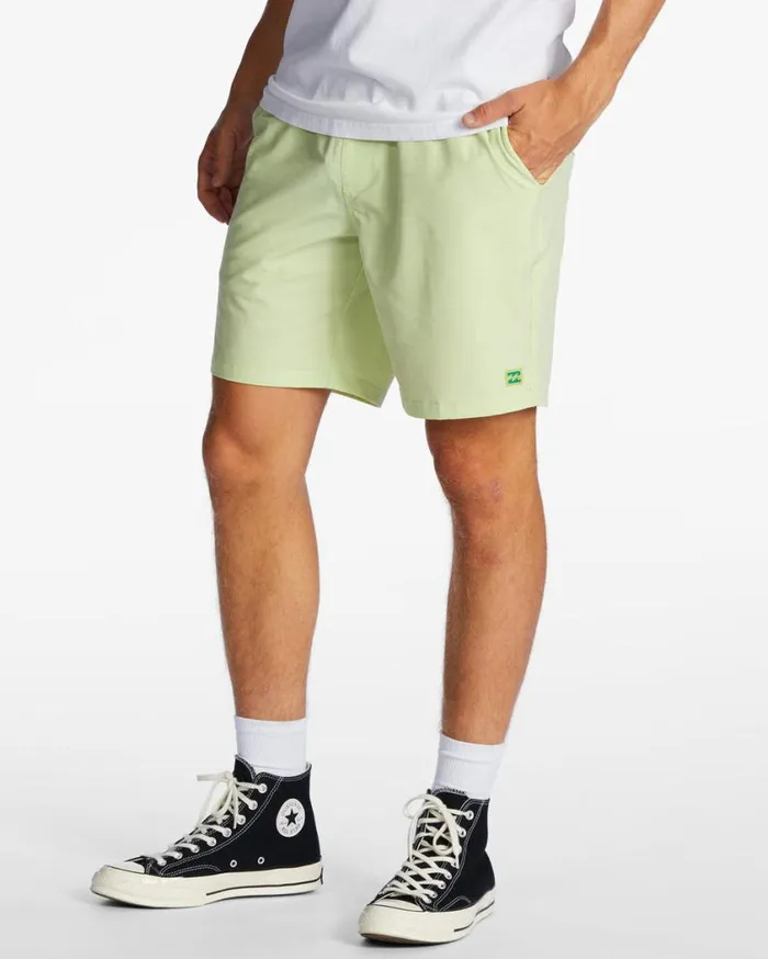Billabong Crossfire Elastic Waist Submersible Shorts 18034 Citrus Mens Shorts Billabong Crossfire Elastic Waist Submersible Shorts 18034 Citrus Mens Shorts