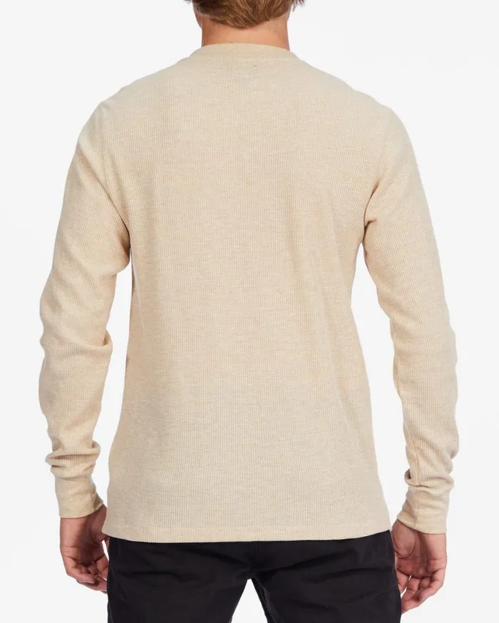 Billabong Essential Long Sleeve Thermal Sand Heather Mens Knits