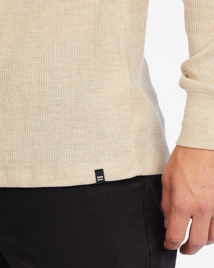 Billabong Essential Long Sleeve Thermal Sand Heather Mens Knits