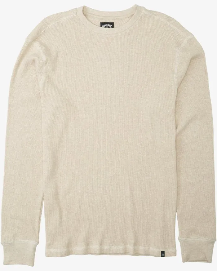 Billabong Essential Long Sleeve Thermal Sand Heather Mens Knits