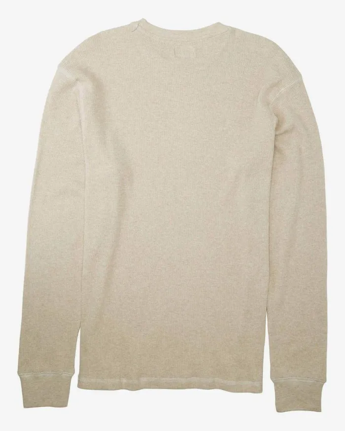 Billabong Essential Long Sleeve Thermal Sand Heather Mens Knits