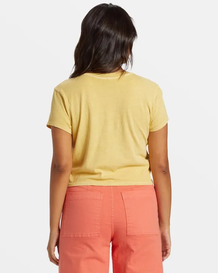 Billabong Feel The Heat TShirt Mellow Daze Womens Graphic Tees and Tanks Billabong Feel The Heat TShirt Mellow Daze Womens Graphic Tees and Tanks