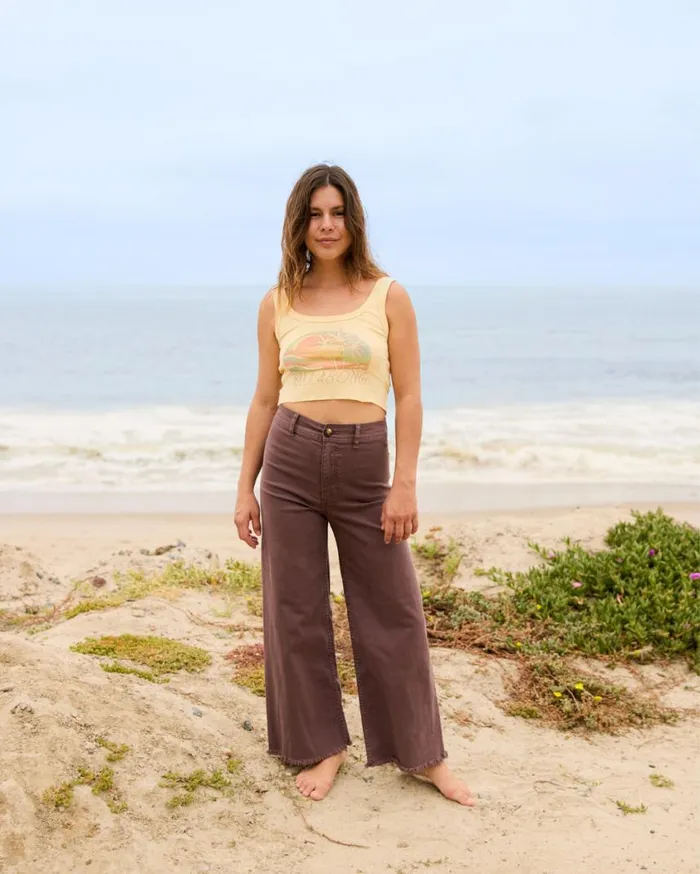 Billabong Free Fall HighWaist Pants Kona Womens Jeans and Pants