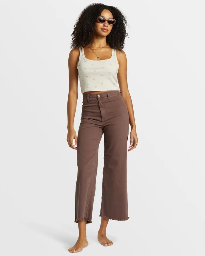 Billabong Free Fall HighWaist Pants Kona Womens Jeans and Pants Billabong Free Fall HighWaist Pants Kona Womens Jeans and Pants