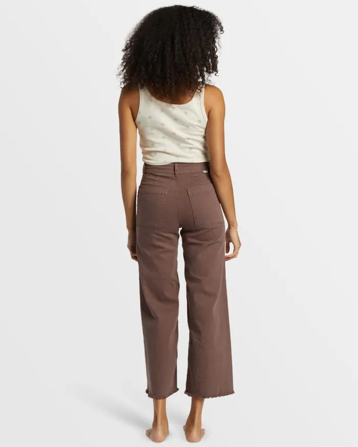 Billabong Free Fall HighWaist Pants Kona Womens Jeans and Pants Billabong Free Fall HighWaist Pants Kona Womens Jeans and Pants