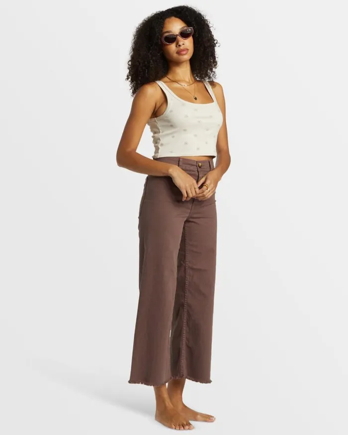 Billabong Free Fall HighWaist Pants Kona Womens Jeans and Pants Billabong Free Fall HighWaist Pants Kona Womens Jeans and Pants