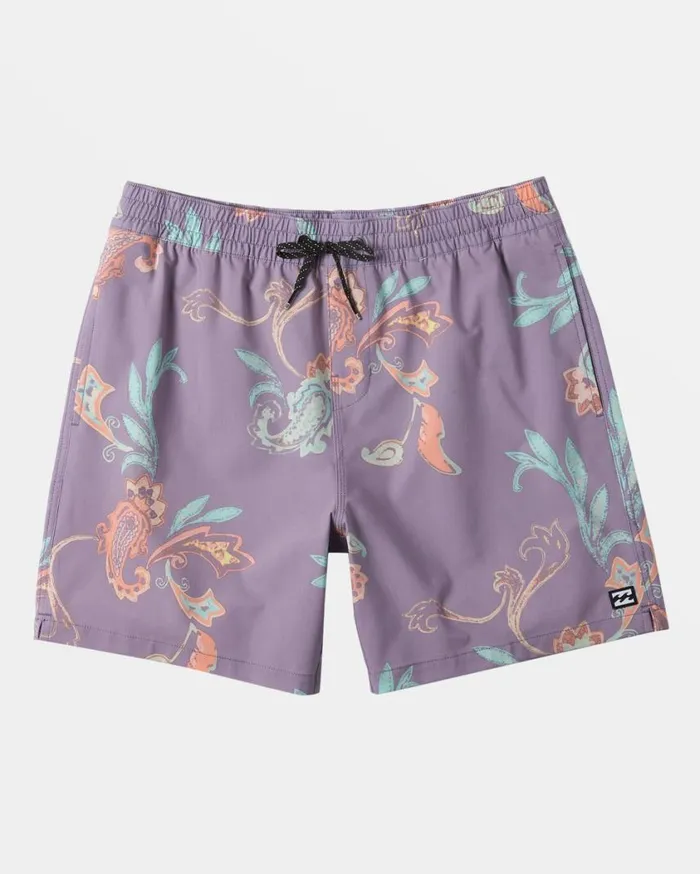 Billabong Good Times Layback 16034 Volley Shorts Purple Ash Mens Layback Boardshorts Billabong Good Times Layback 16034 Volley Shorts Purple Ash Mens Layback Boardshorts