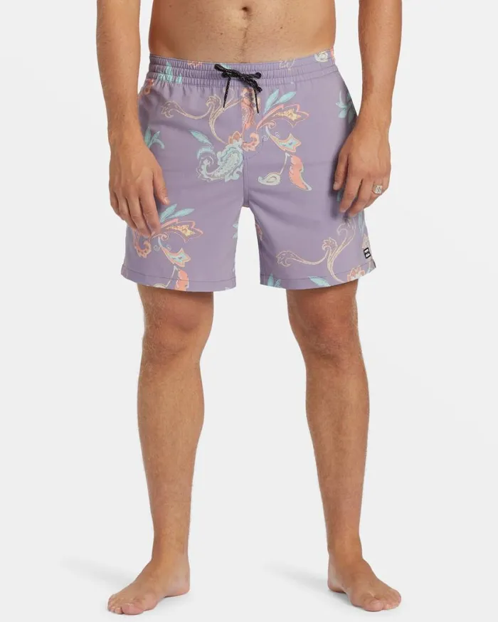Billabong Good Times Layback 16034 Volley Shorts Purple Ash Mens Layback Boardshorts Billabong Good Times Layback 16034 Volley Shorts Purple Ash Mens Layback Boardshorts