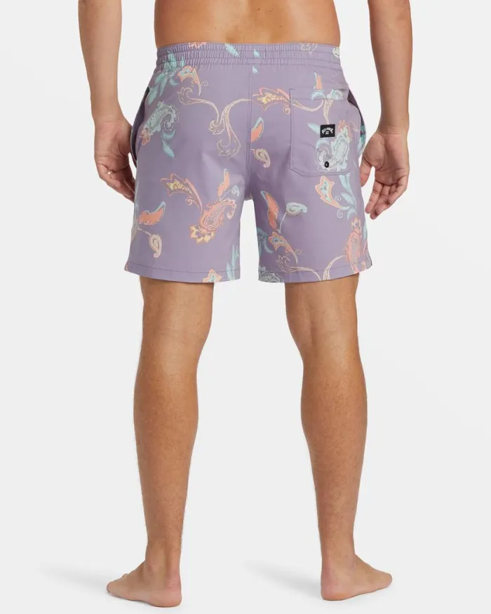Billabong Good Times Layback 16034 Volley Shorts Purple Ash Mens Layback Boardshorts Billabong Good Times Layback 16034 Volley Shorts Purple Ash Mens Layback Boardshorts