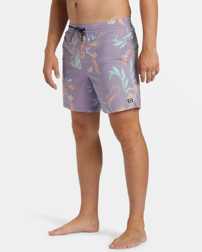 Billabong Good Times Layback 16034 Volley Shorts Purple Ash Mens Layback Boardshorts Billabong Good Times Layback 16034 Volley Shorts Purple Ash Mens Layback Boardshorts