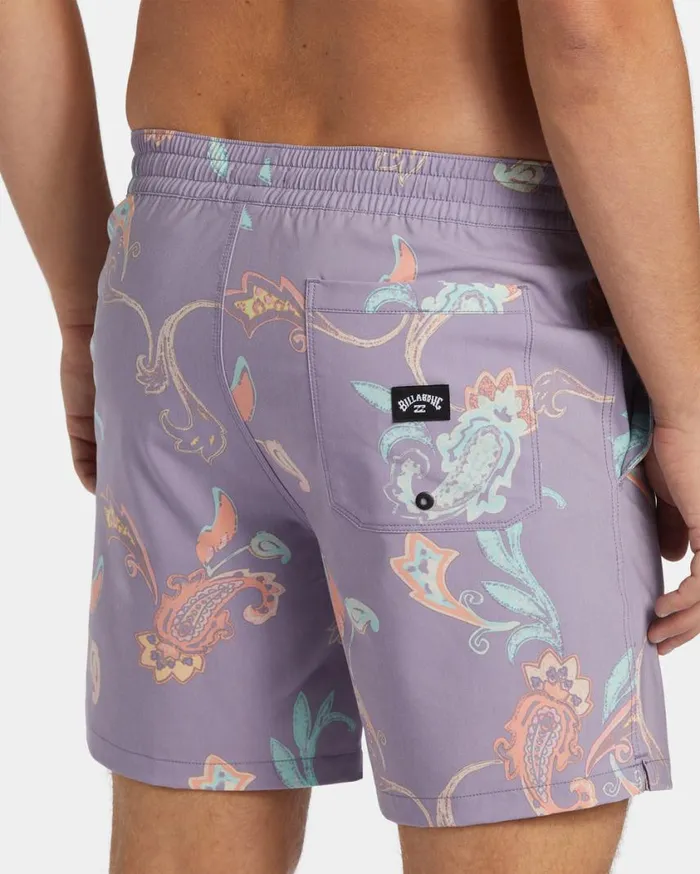 Billabong Good Times Layback 16034 Volley Shorts Purple Ash Mens Layback Boardshorts Billabong Good Times Layback 16034 Volley Shorts Purple Ash Mens Layback Boardshorts
