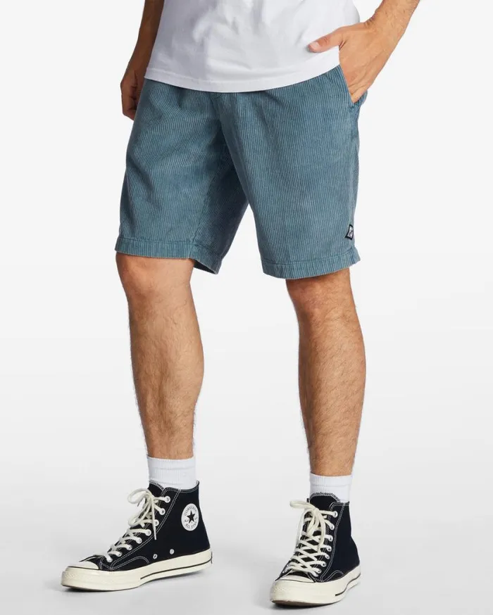 Billabong Larry Corduroy 20034 Shorts Smoke Blue Mens Shorts Billabong Larry Corduroy 20034 Shorts Smoke Blue Mens Shorts