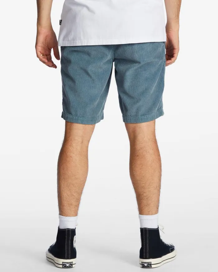 Billabong Larry Corduroy 20034 Shorts Smoke Blue Mens Shorts Billabong Larry Corduroy 20034 Shorts Smoke Blue Mens Shorts