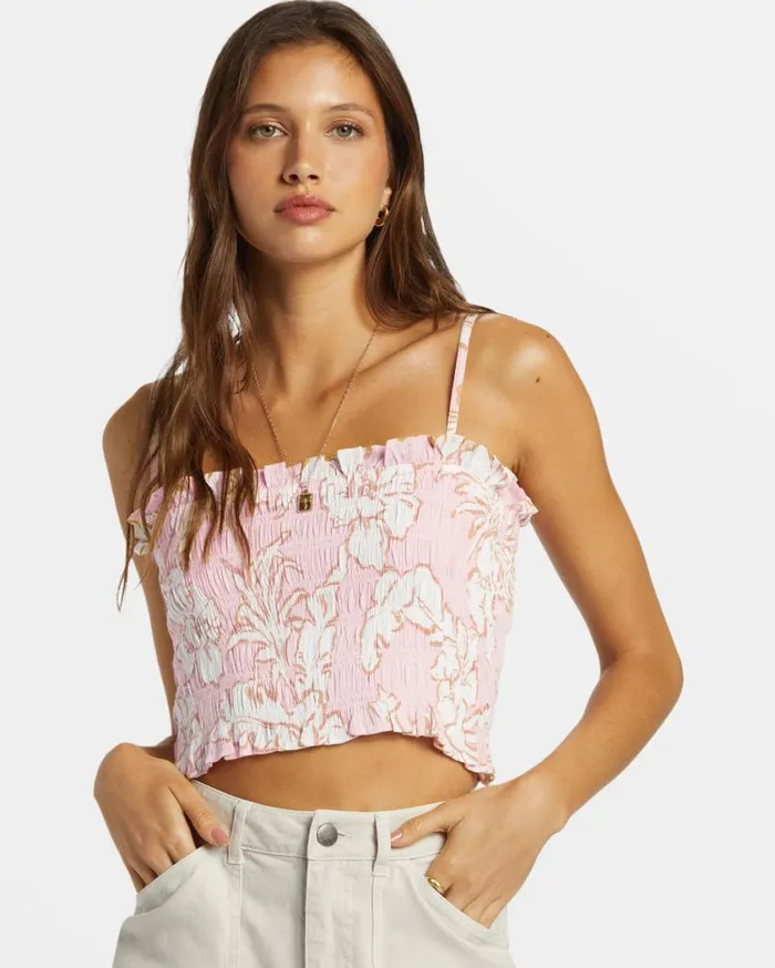 Billabong Last Rays Crop Top Feelin Peachy Womens Tops Billabong Last Rays Crop Top Feelin Peachy Womens Tops