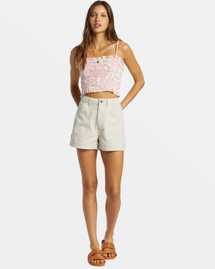 Billabong Last Rays Crop Top Feelin Peachy Womens Tops Billabong Last Rays Crop Top Feelin Peachy Womens Tops