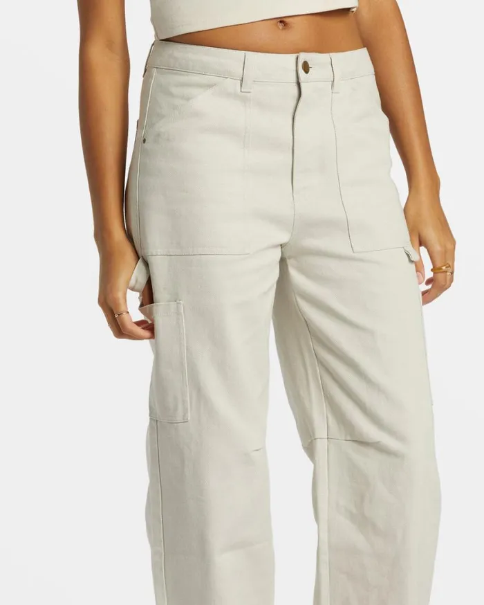 Billabong Leia Cargo Pants Moonlight Womens Jeans and Pants Billabong Leia Cargo Pants Moonlight Womens Jeans and Pants