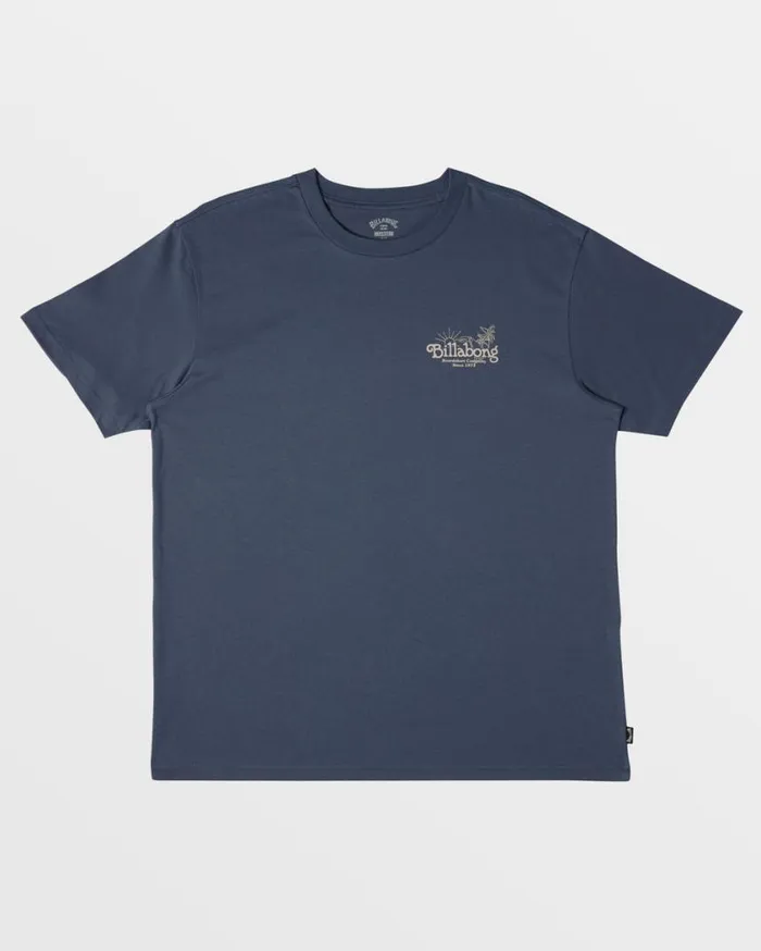 Billabong Lounge TShirt Slate Blue Mens TShirts Billabong Lounge TShirt Slate Blue Mens TShirts
