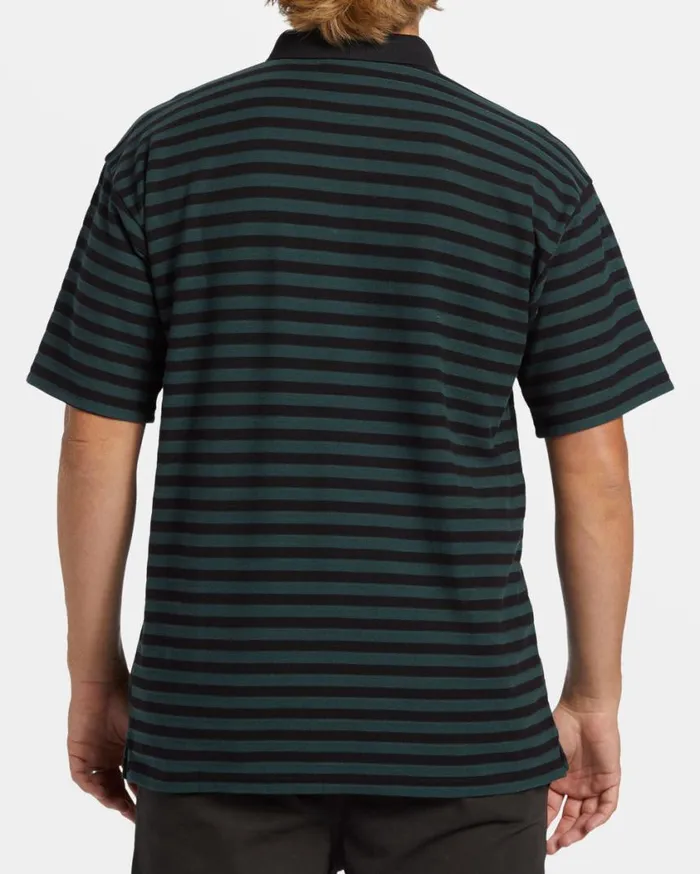 Billabong Neutron Short Sleeve Polo Tshirt Black Mens Shirts Billabong Neutron Short Sleeve Polo Tshirt Black Mens Shirts