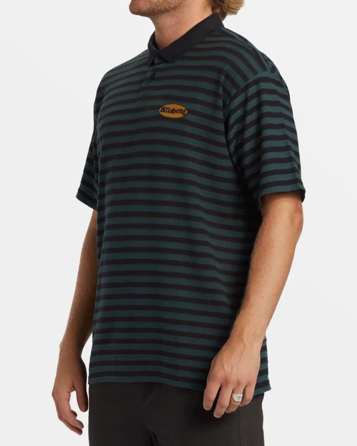 Billabong Neutron Short Sleeve Polo Tshirt Black Mens Shirts Billabong Neutron Short Sleeve Polo Tshirt Black Mens Shirts