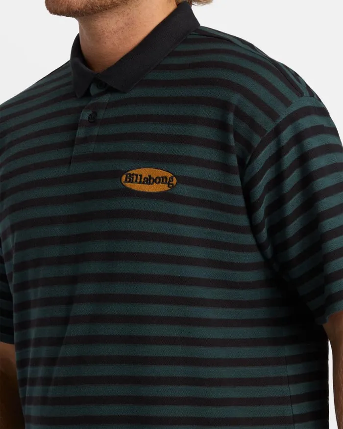 Billabong Neutron Short Sleeve Polo Tshirt Black Mens Shirts Billabong Neutron Short Sleeve Polo Tshirt Black Mens Shirts