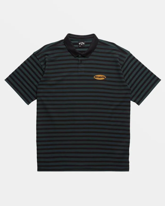 Billabong Neutron Short Sleeve Polo Tshirt Black Mens Shirts Billabong Neutron Short Sleeve Polo Tshirt Black Mens Shirts