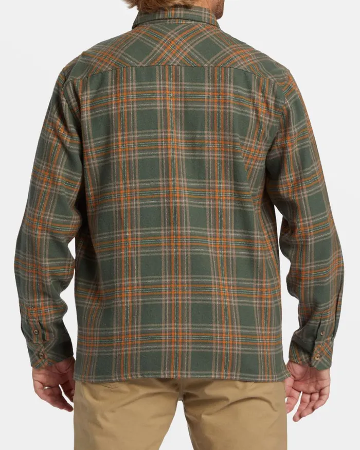 Billabong Offshore Flannel Shirt Fern Mens Shirts Billabong Offshore Flannel Shirt Fern Mens Shirts