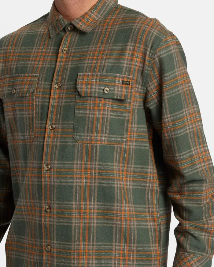 Billabong Offshore Flannel Shirt Fern Mens Shirts Billabong Offshore Flannel Shirt Fern Mens Shirts