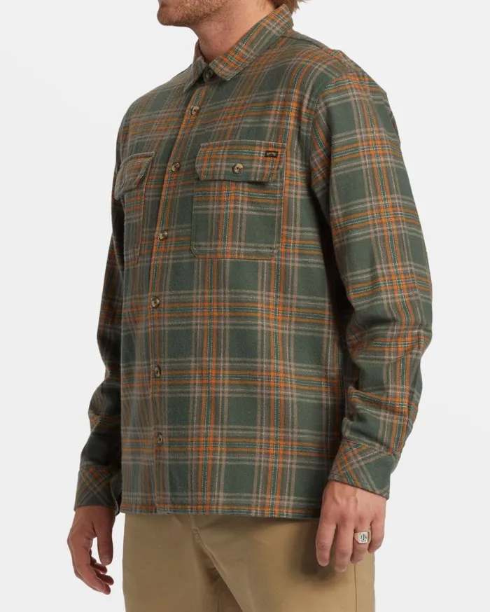 Billabong Offshore Flannel Shirt Fern Mens Shirts Billabong Offshore Flannel Shirt Fern Mens Shirts