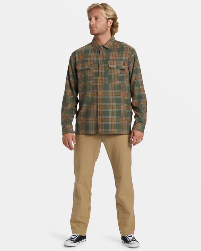 Billabong Offshore Flannel Shirt Fern Mens Shirts Billabong Offshore Flannel Shirt Fern Mens Shirts