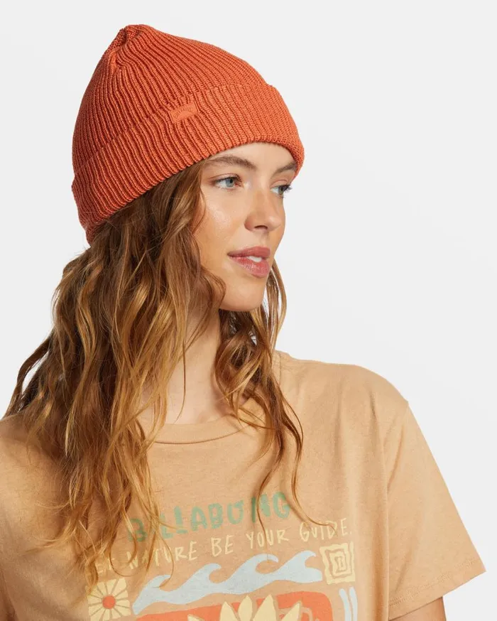 Billabong Roamer Beanie Wild Poppy Womens Hats and Beanies