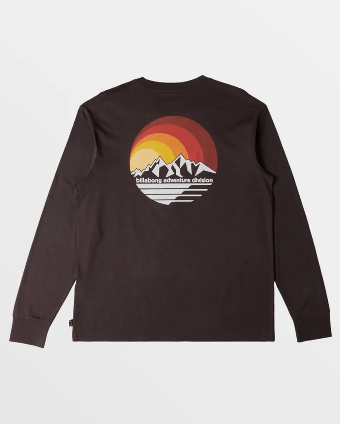 Billabong Rockies Long Sleeve TShirt Plum Mens TShirts Billabong Rockies Long Sleeve TShirt Plum Mens TShirts
