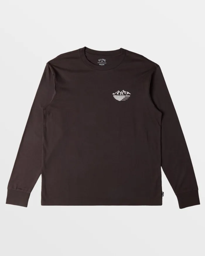 Billabong Rockies Long Sleeve TShirt Plum Mens TShirts Billabong Rockies Long Sleeve TShirt Plum Mens TShirts