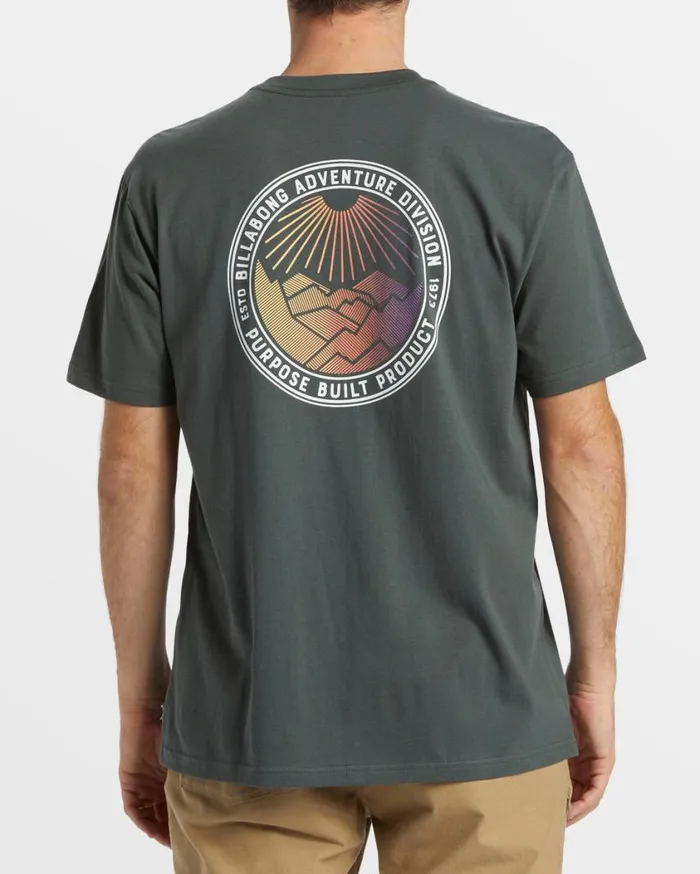 Billabong Rockies TShirt Slate Green Mens TShirts