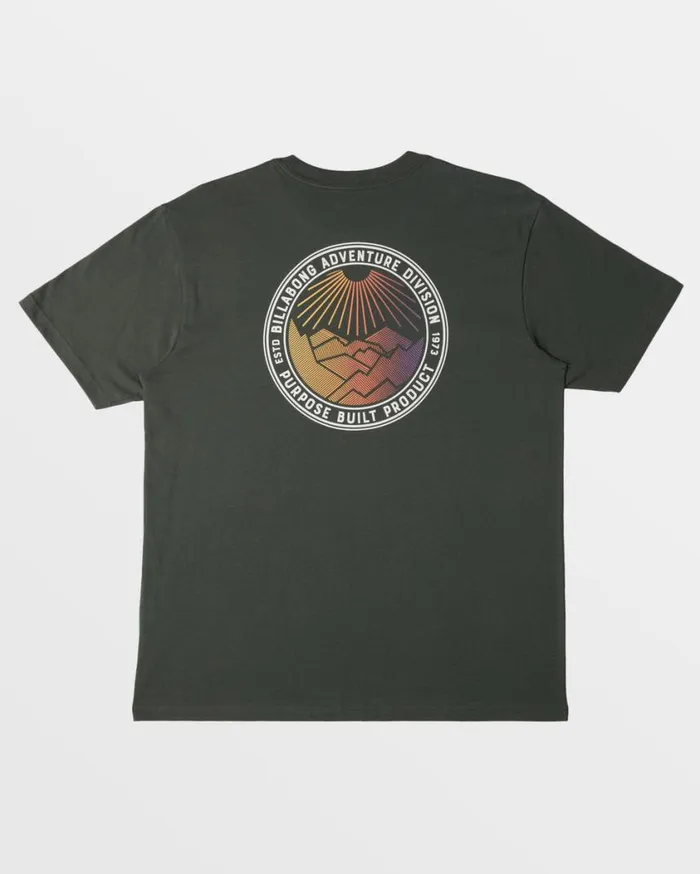 Billabong Rockies TShirt Slate Green Mens TShirts Billabong Rockies TShirt Slate Green Mens TShirts