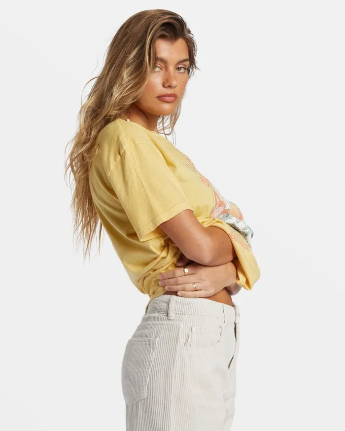 Billabong Season Of The Sol TShirt Mellow Daze Womens Tops Billabong Season Of The Sol TShirt Mellow Daze Womens Tops