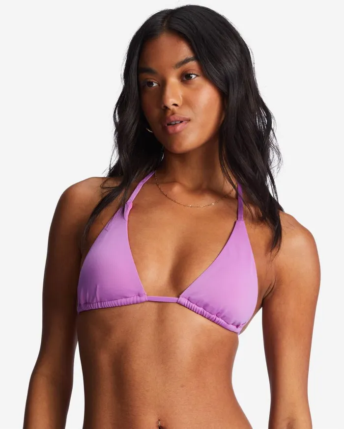 Billabong Sol Searcher MultiWay Triangle Bikini Top Bright Orchid Womens Bikinis