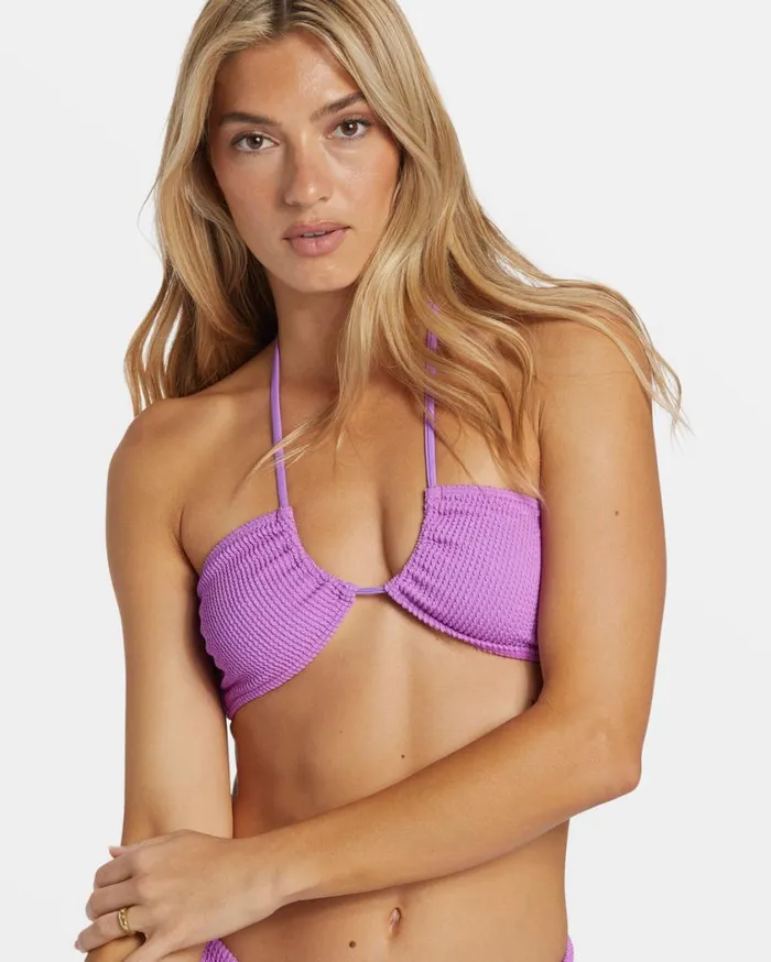 Billabong Summer High MultiWay Bandeau Bikini Top Bright Orchid Womens Bikini Tops Billabong Summer High MultiWay Bandeau Bikini Top Bright Orchid Womens Bikini Tops