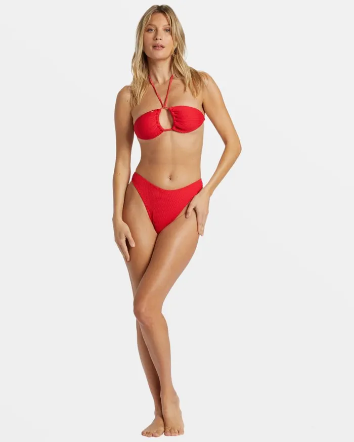Billabong Summer High Skimpy Hike Bikini Bottom Fiesta Red Womens Bikinis Billabong Summer High Skimpy Hike Bikini Bottom Fiesta Red Womens Bikinis