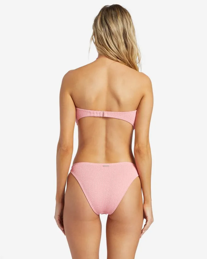 Billabong Summer High Twist Bandeau Bikini Top Flamingo Womens Bikinis Billabong Summer High Twist Bandeau Bikini Top Flamingo Womens Bikinis