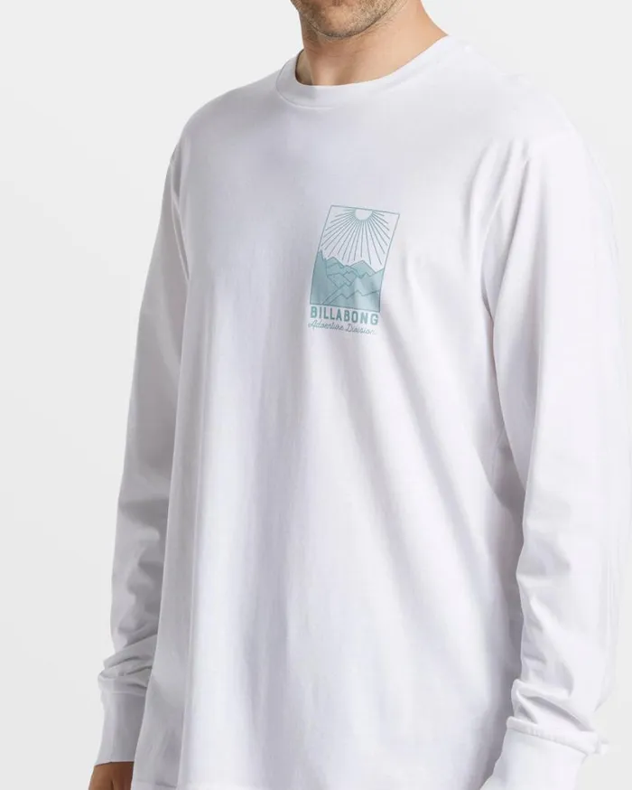 Billabong Sundown Long Sleeve TShirt White Mens TShirts Billabong Sundown Long Sleeve TShirt White Mens TShirts