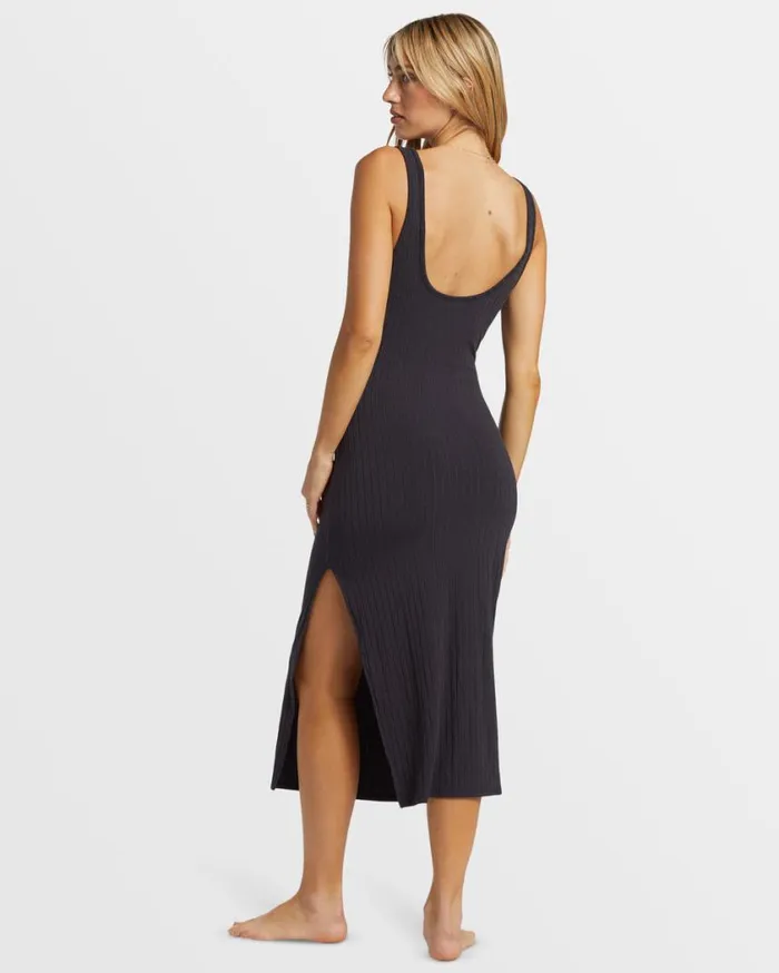 Billabong Take A Look Rib Knit Dress Black Sands Womens Dresses Billabong Take A Look Rib Knit Dress Black Sands Womens Dresses