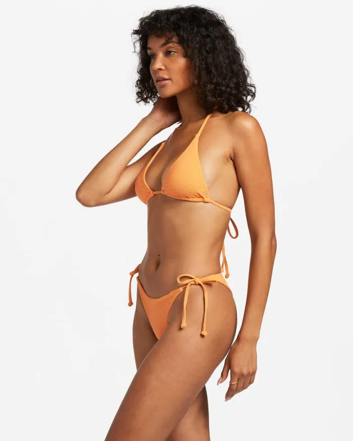 Billabong Tanlines Multi Triangle Bikini Top Orange Peel Womens Bikinis