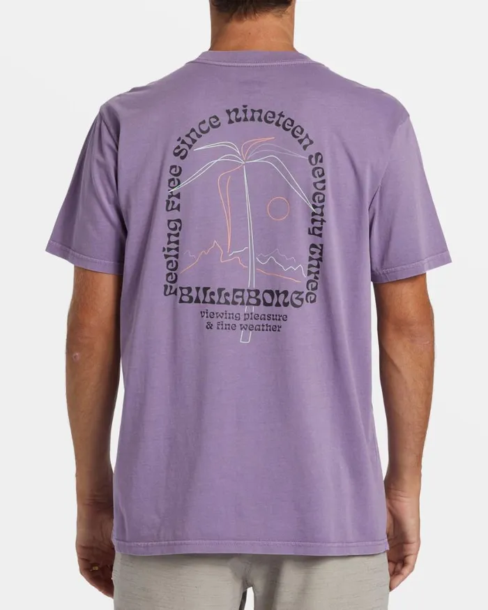 Billabong Vacay TShirt Dusty Grape Mens TShirts