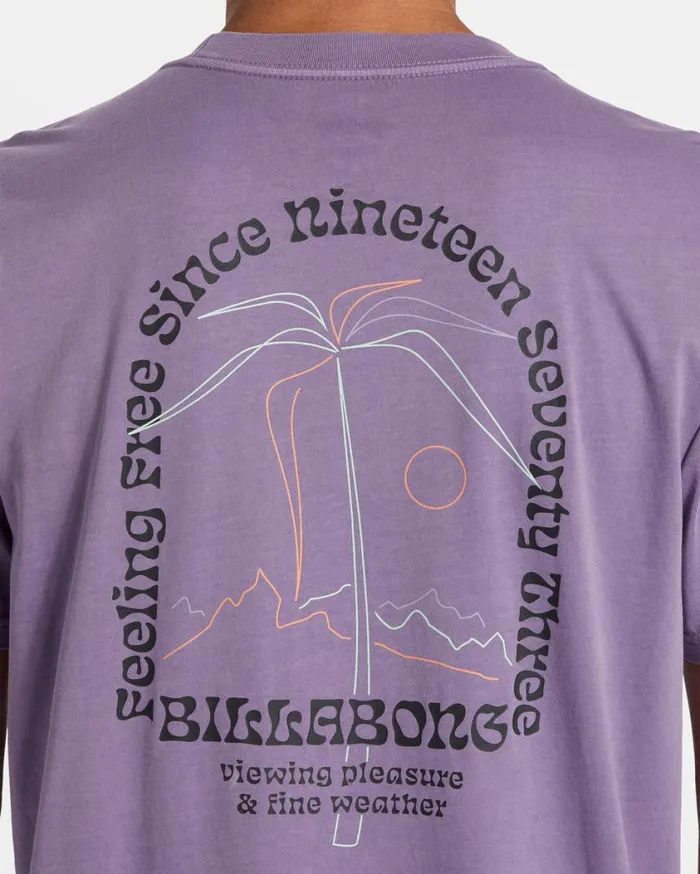 Billabong Vacay TShirt Dusty Grape Mens TShirts Billabong Vacay TShirt Dusty Grape Mens TShirts