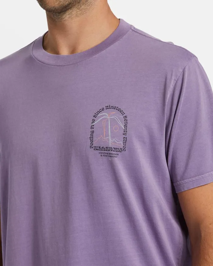 Billabong Vacay TShirt Dusty Grape Mens TShirts Billabong Vacay TShirt Dusty Grape Mens TShirts