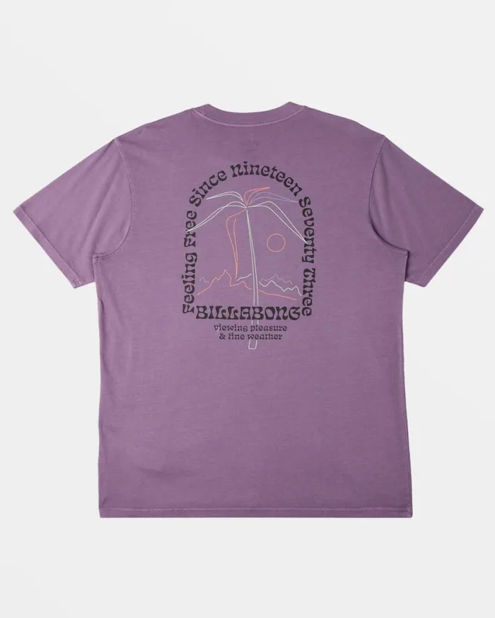 Billabong Vacay TShirt Dusty Grape Mens TShirts Billabong Vacay TShirt Dusty Grape Mens TShirts